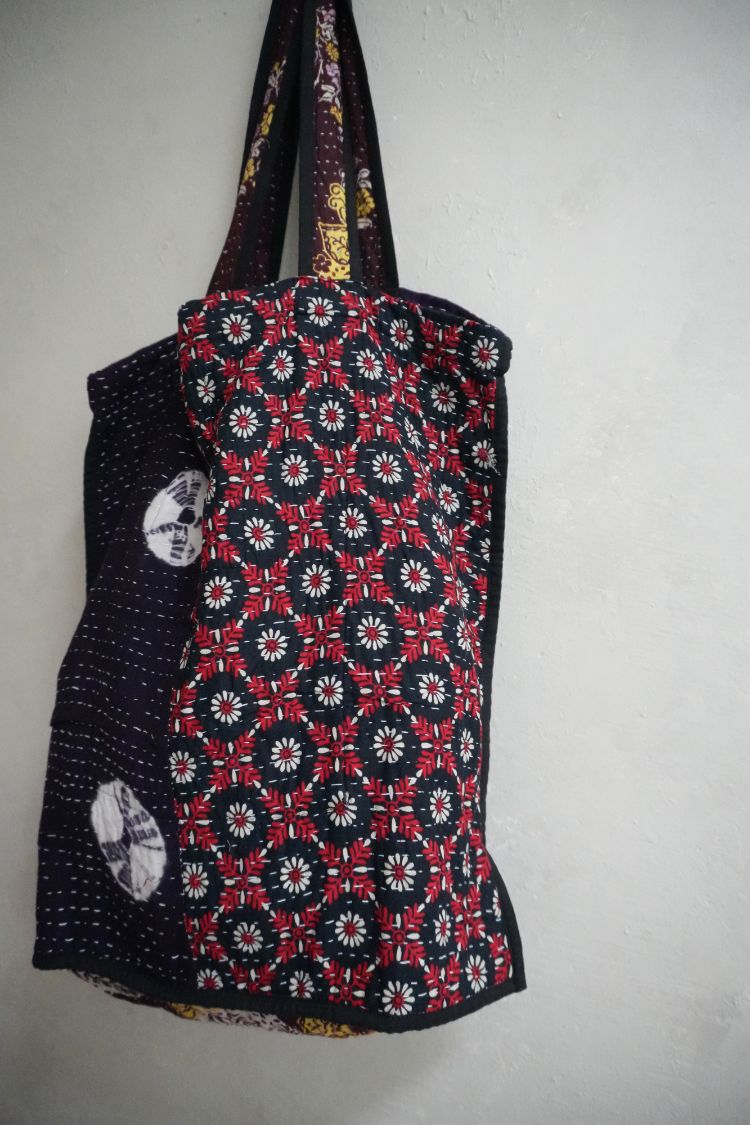 kantha Tote 老甘達花布袋